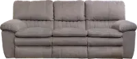 62401 Reyes Graphite Gray Power Lay Flat Reclining Sofa