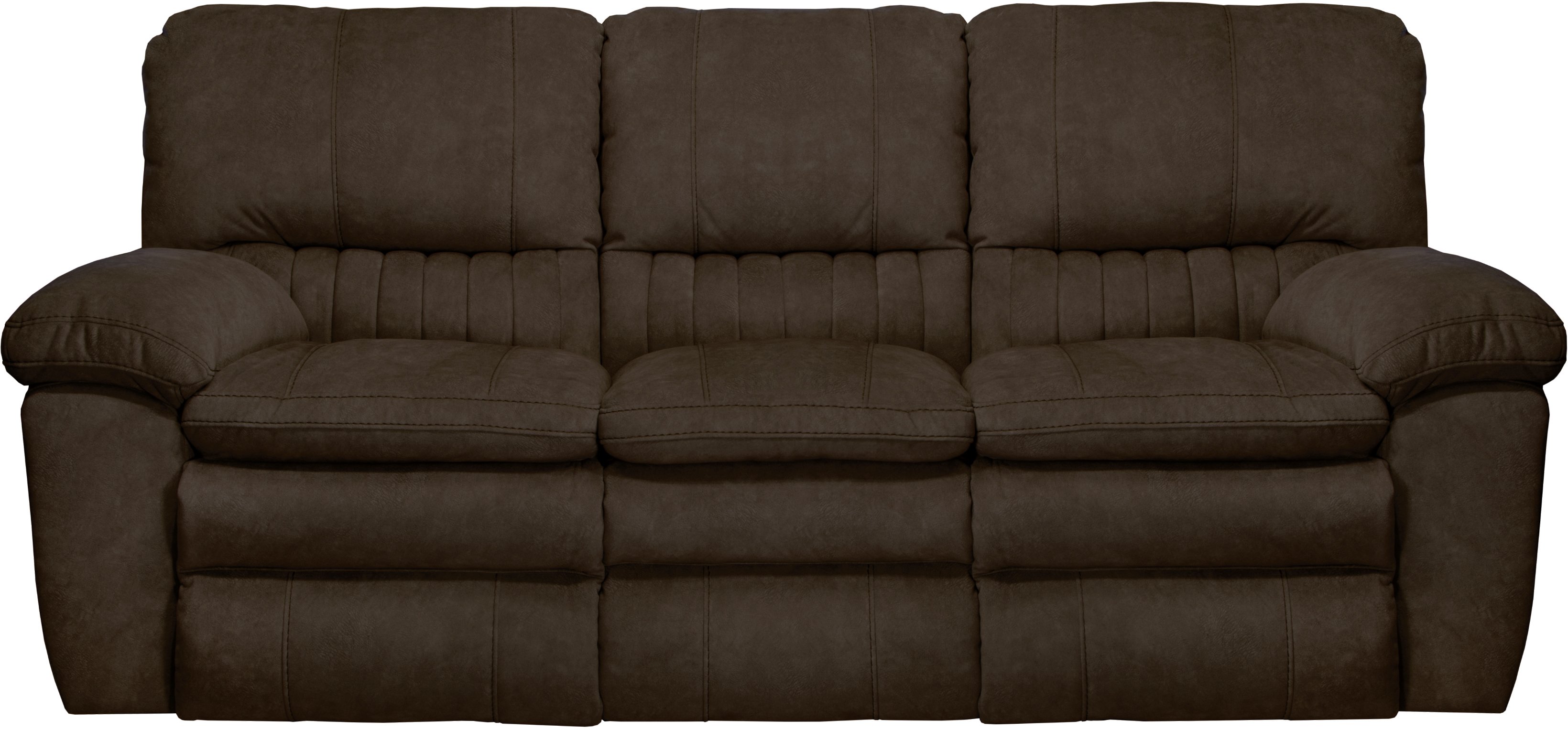 62401 Reyes Chocolate Brown Power Lay Flat Reclining Sofa-1