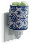 White and Indigo Blue Pluggable Fragrance Warmer - Candle Warmers