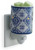 White and Indigo Blue Pluggable Fragrance Warmer