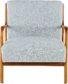 Novak Light Blue Accent Chair