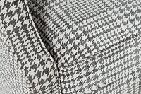 Gray and White Houndstooth Upholstered Accent Chair - Maxwell-4