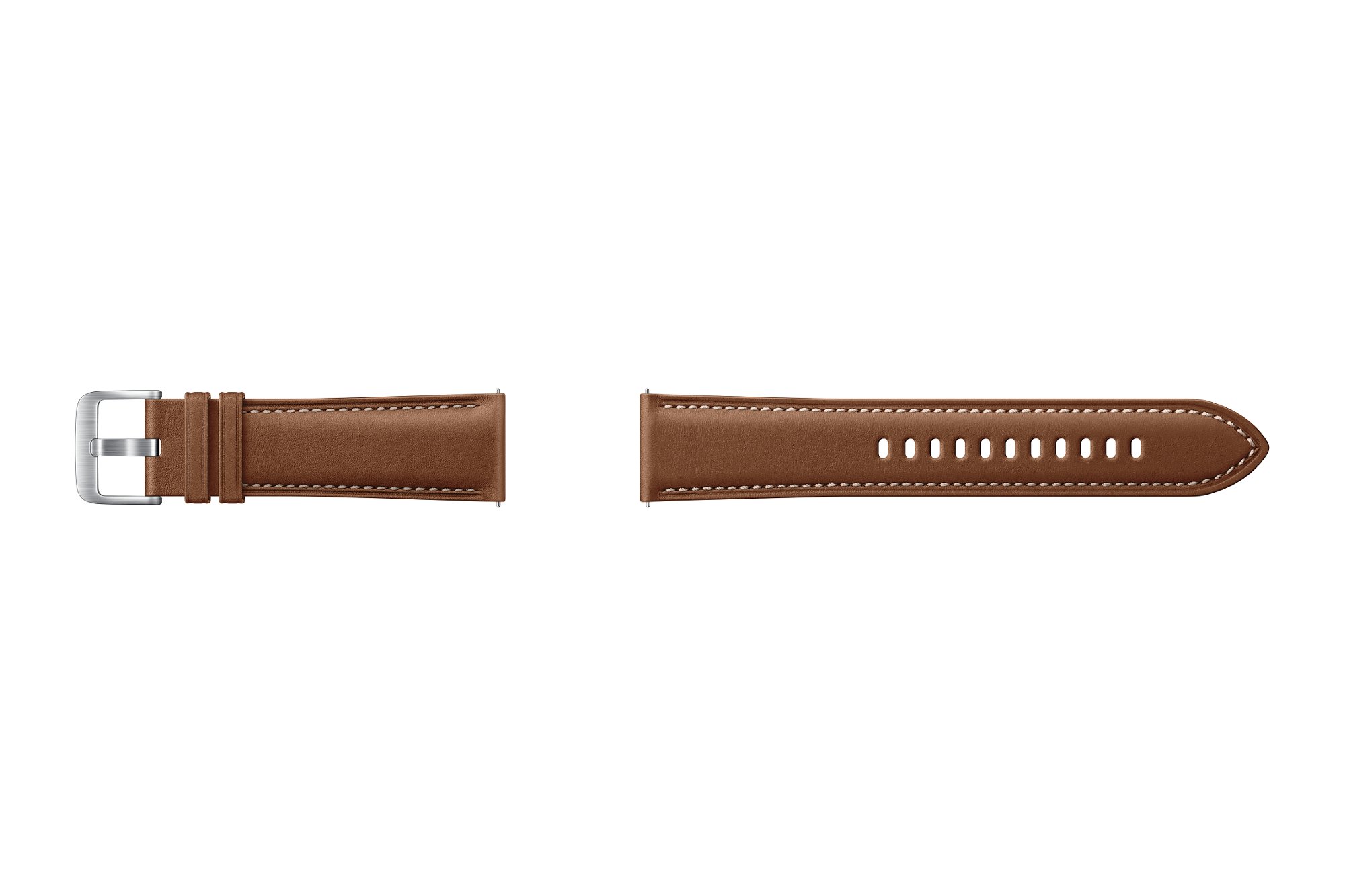 ET-SLR84LAEGUJ Samsung Brown Leather Band (22mm) for Galaxy Watch3-2