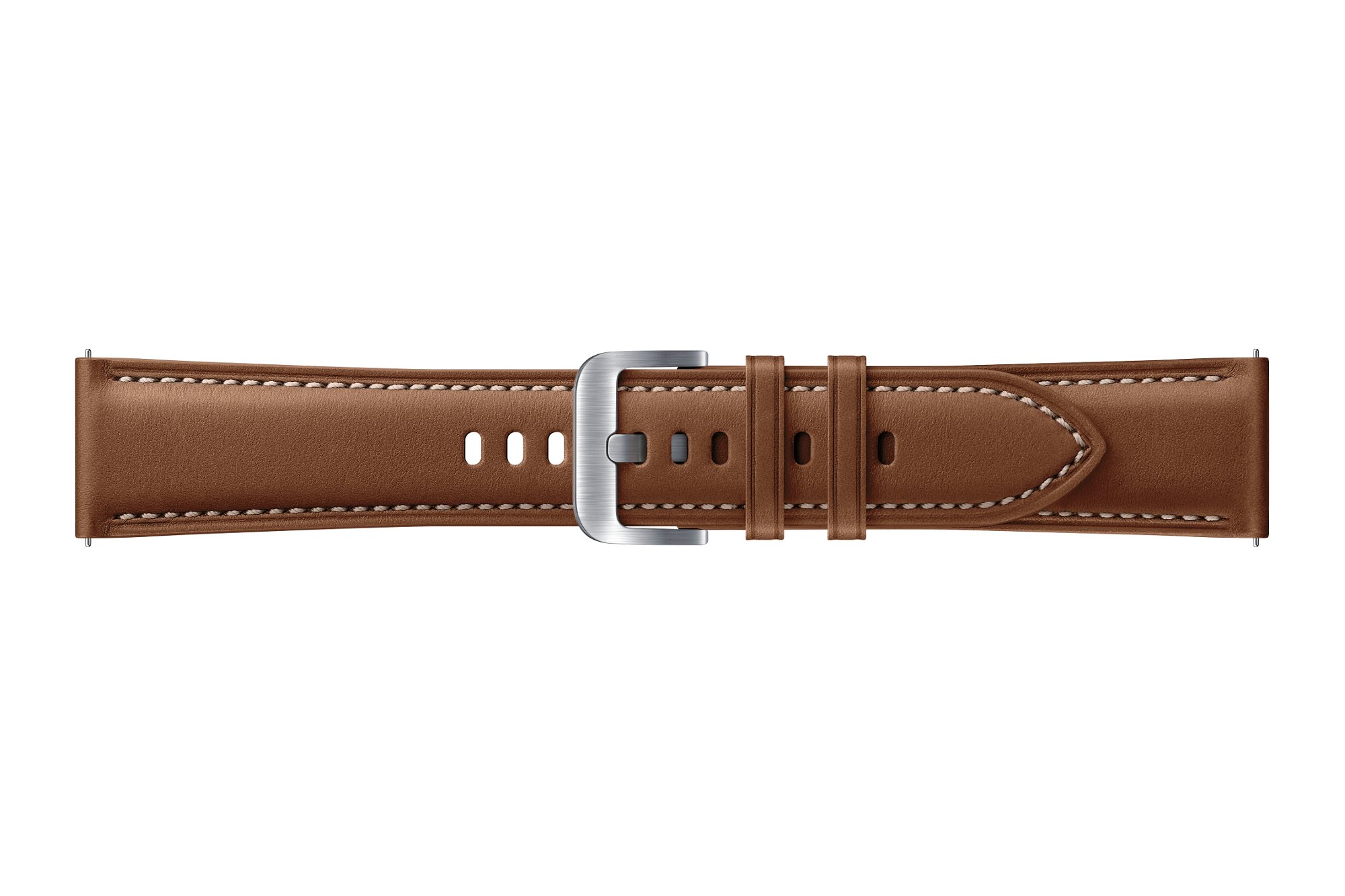 ET-SLR84LAEGUJ Samsung Brown Leather Band (22mm) for Galaxy Watch3-3