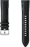 ET-SLR85SBEGUJ Samsung Black Leather Band (20mm) for Galaxy Watch3