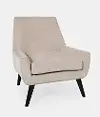 Clearance Lorenzo Mid Century Modern Blush Pink Accent Chair