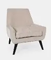 Clearance Lorenzo Mid Century Modern Blush Pink Accent Chair