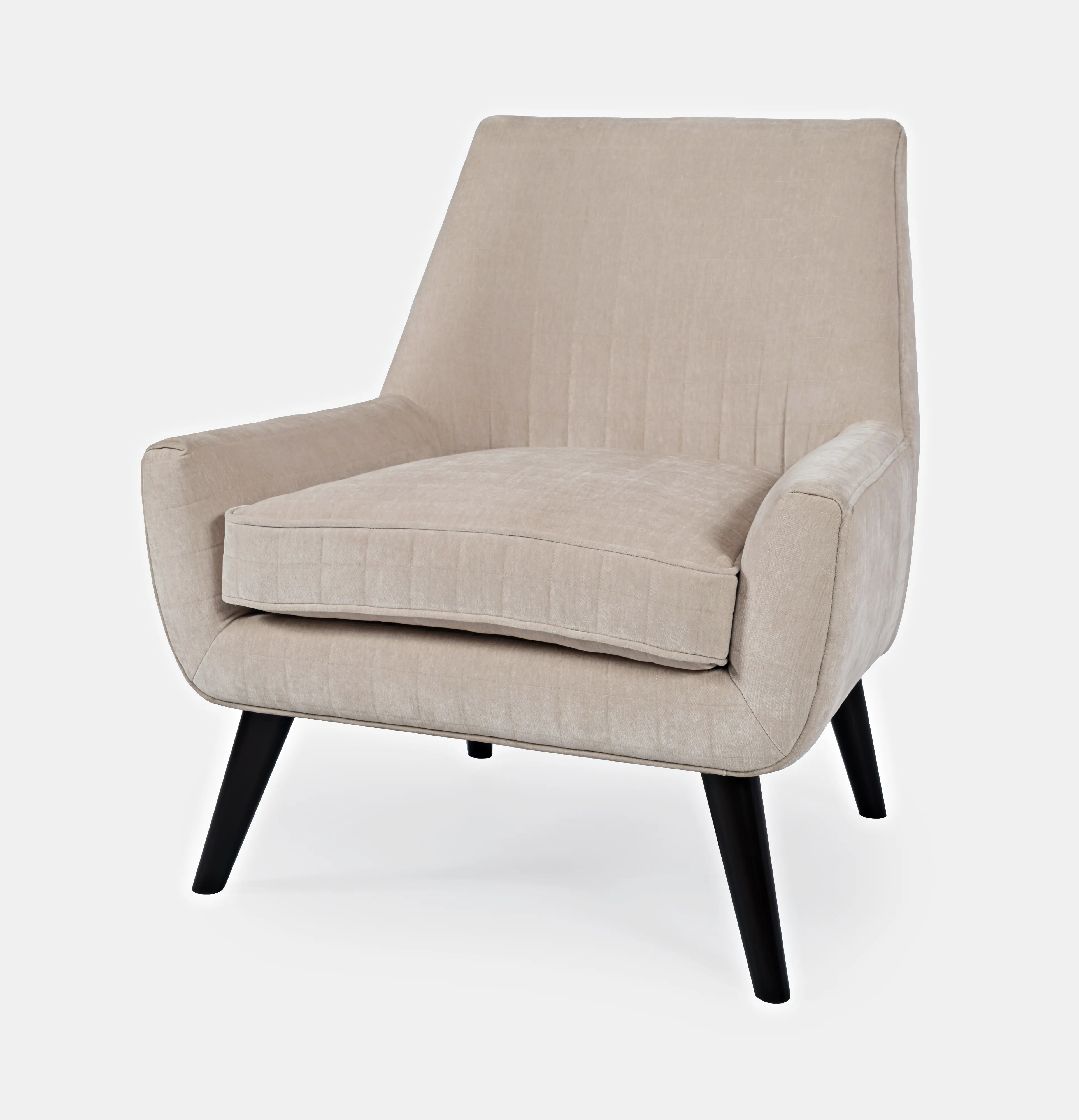 Lorenzo Mid Century Modern Blush Pink Accent Chair-4
