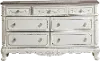 Madi Traditional Antique White Dresser