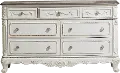 Madi Traditional Antique White Dresser