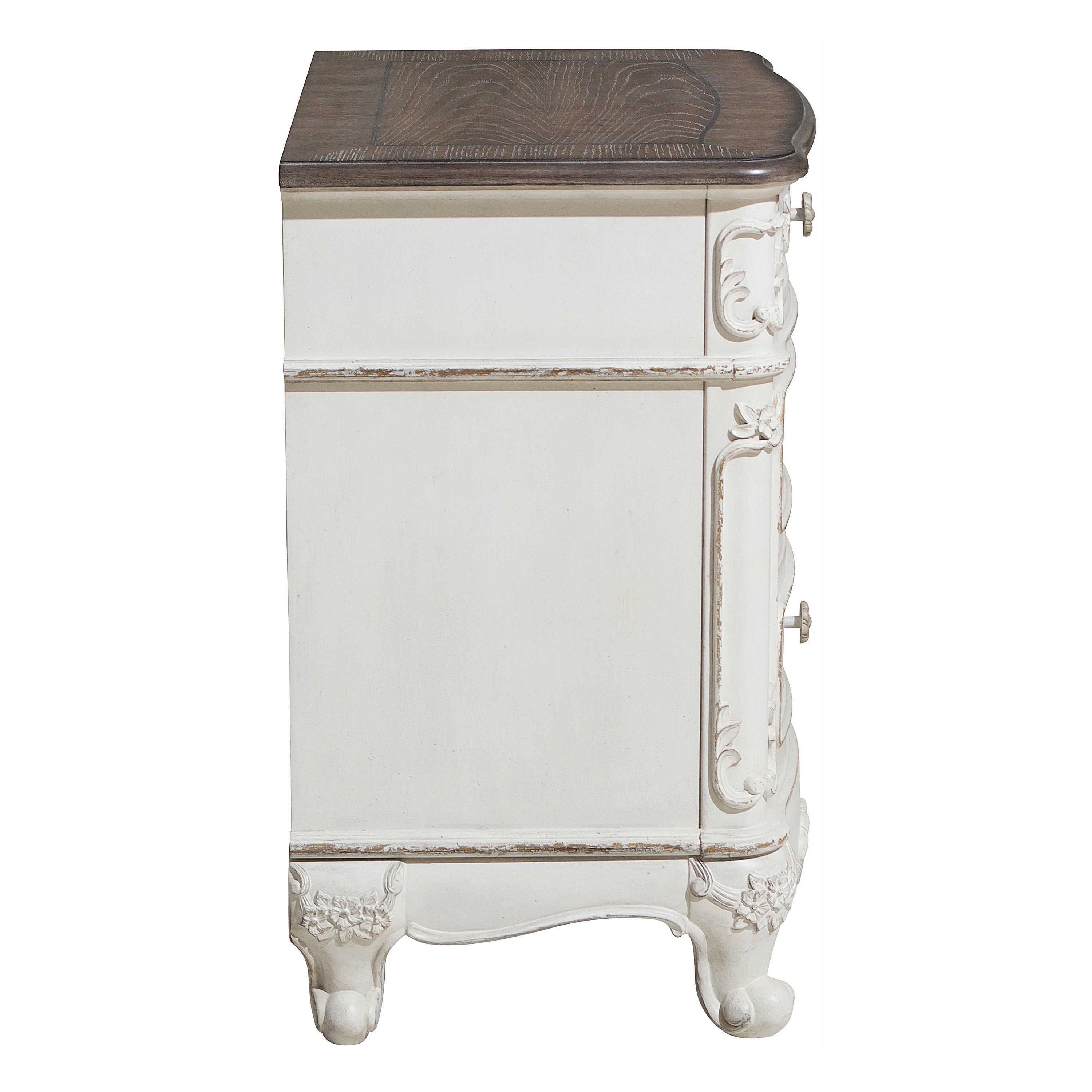 Traditional Antqiue White Dresser - Madi-3