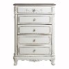 Traditional Antqiue White 4 Piece Twin Bedroom Set - Madi