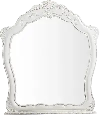 Traditional Antique White Mirror - Madi