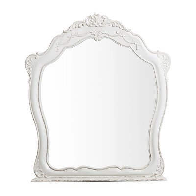 Traditional Antique White Mirror - Madi