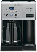 CHW-12P1 Cuisinart Coffee Plus 12 Cup Programmable Coffee Maker - Stainless Steel/Black
