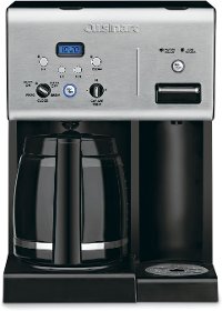 CHW-12P1 Cuisinart Coffee Plus 12 Cup Programmable Coffee Maker - Stainless Steel/Black-1