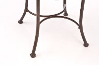 Gray with Rust Highlights Vanity Stool - Marsala-6