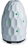 White Hexagon Spa Sounds Airome Ultrasonic Diffuser