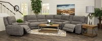 Charcoal Gray 6 Piece Power Reclining Sectional - Sauvage-2