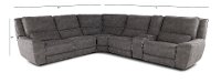 Charcoal Gray 6 Piece Power Reclining Sectional - Sauvage-3