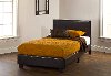 1613-330 Contemporary Brown Twin Upholstered Bed - Springfield