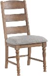 Rustic Light Brown Dining Room Chair - Hilltop
