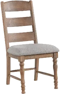 Rustic Light Brown Dining Room Chair - Hilltop