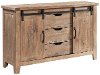 Rustic Light Brown Dining Room Sideboard - Hilltop