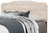 Nicole Linen Full-Queen Upholstered Headboard