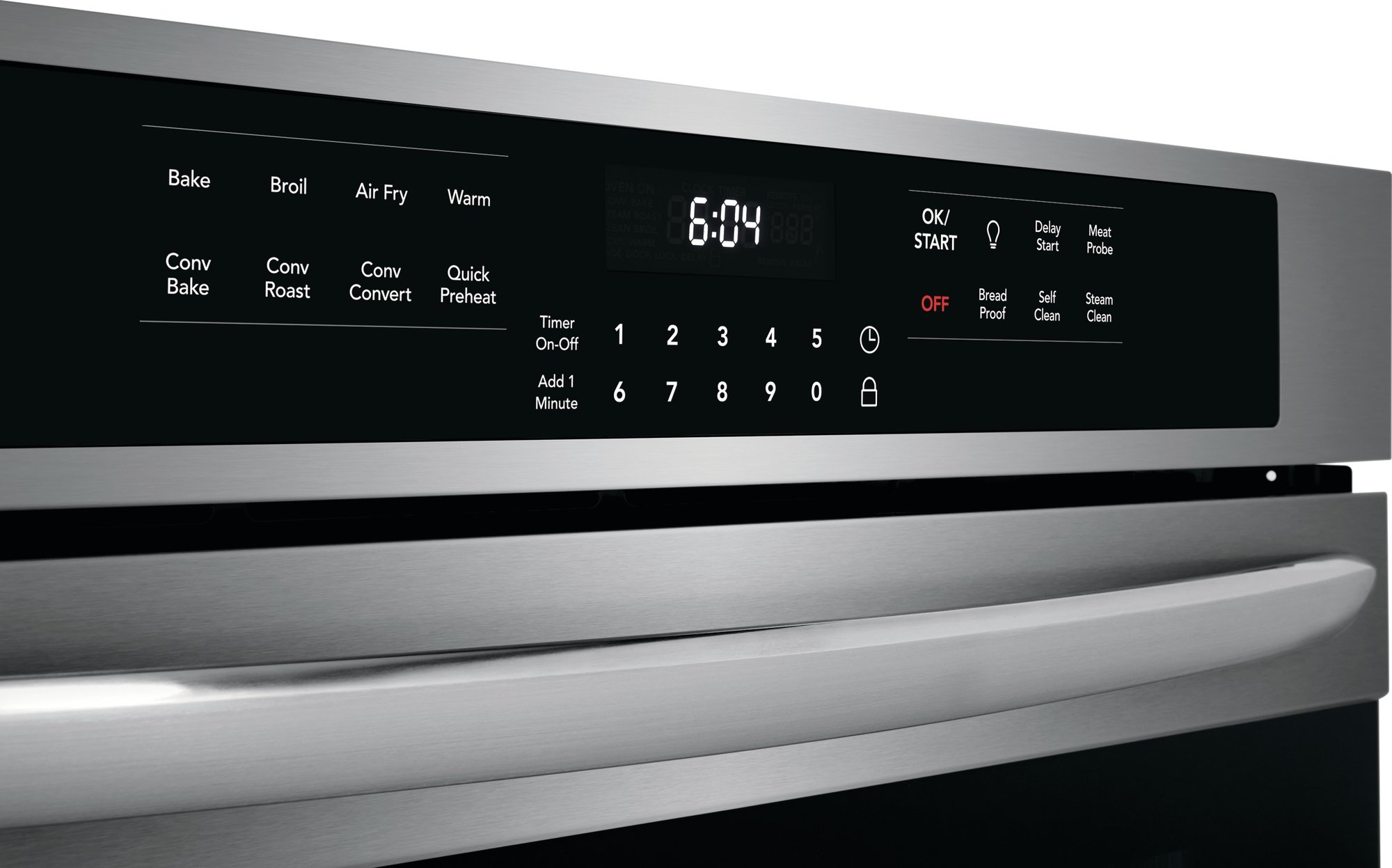 FGEW3069UF Frigidaire Gallery 30 Inch Single Wall Oven with Air Fry - 5.1 cu. ft. Stainless Steel-3