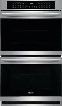 FGET3069UF Frigidaire Gallery 30 Inch Double Wall Oven with Air Fry - 10.2 cu. ft. Stainless Steel