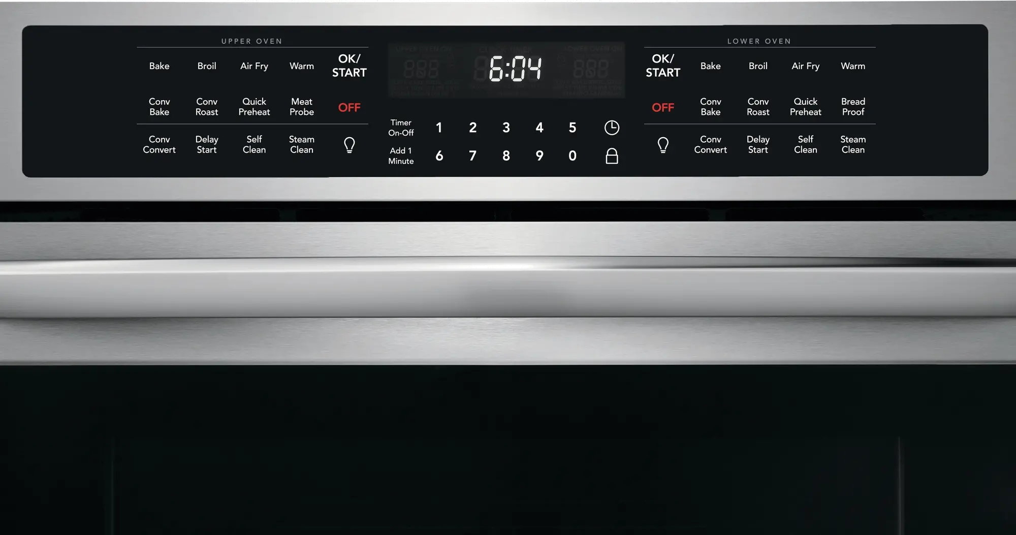 FGET3069UF Frigidaire Gallery 30 Inch Double Wall Oven with Air Fry - 10.2 cu. ft. Stainless Steel-3