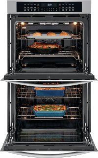 FGET3069UF Frigidaire Gallery 30 Inch Double Wall Oven with Air Fry - 10.2 cu. ft. Stainless Steel-4