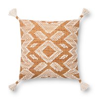 Magnolia Home Furniture Ivory and Gold Throw Pillow