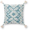 Magnolia Home Furniture Blue and Off White Throw Pillow