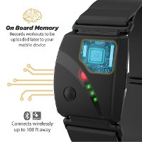 RTHM24-HF Scosche Rhythm24 Waterproof Heart Rate Monitor - Black-2