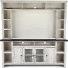 Rustic White Wash Entertainment Center - Eastport