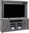 Gray 2 Piece Entertainment Center - Urban Farmhouse