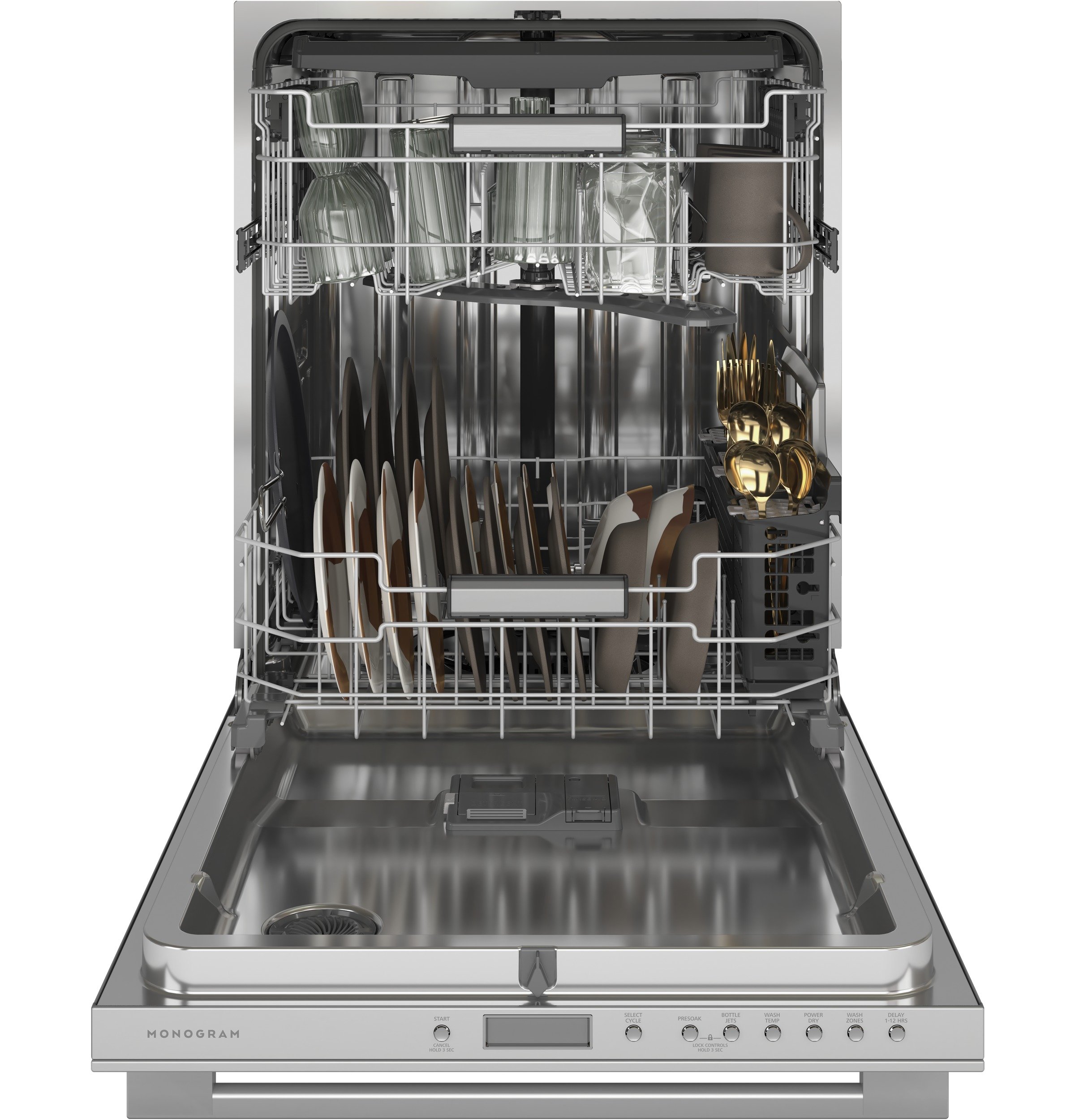 ZDT925SSNSS Monogram Smart Dishwasher - Stainless Steel, Minimalist Collection-6