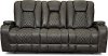 Granite Reclining Sofa with Drop Down Table - Transformer