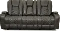 Transformer Granite Reclining Sofa with Drop Down Table