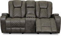 Granite Gliding Reclining Loveseat with Console - Transformer