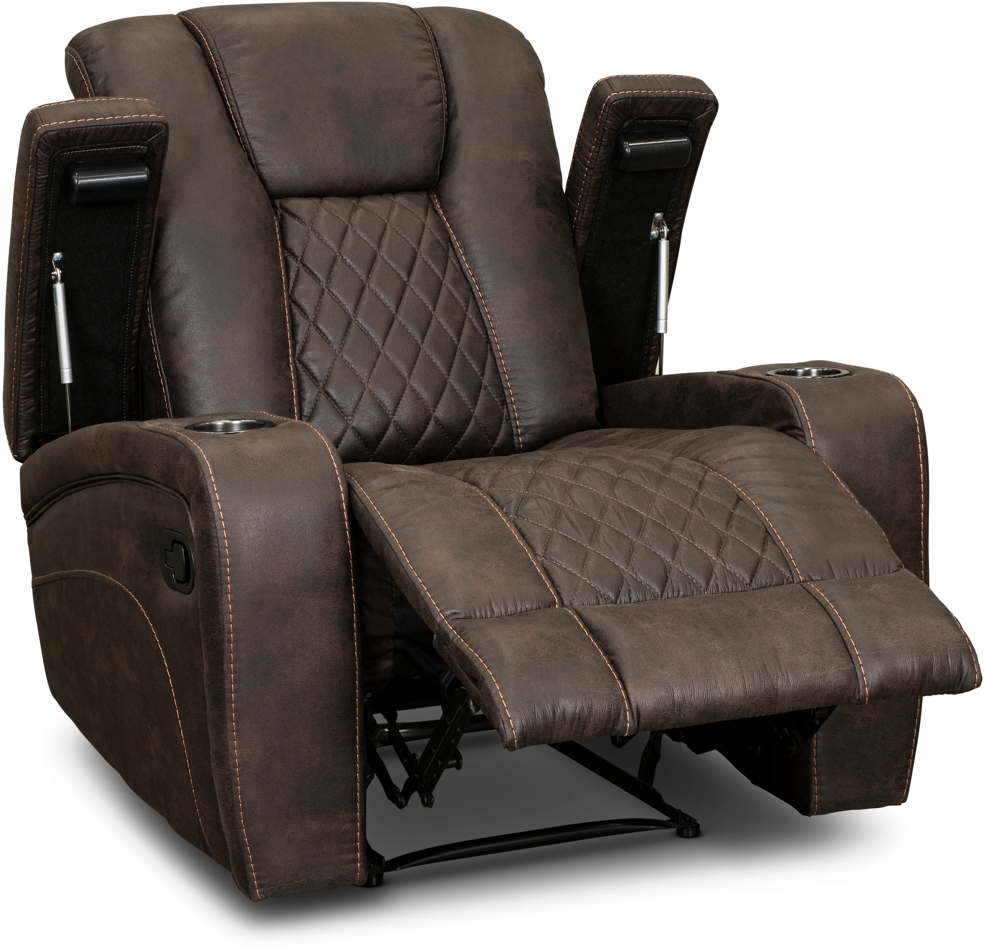 Transformer Dark Brown Recliner-2