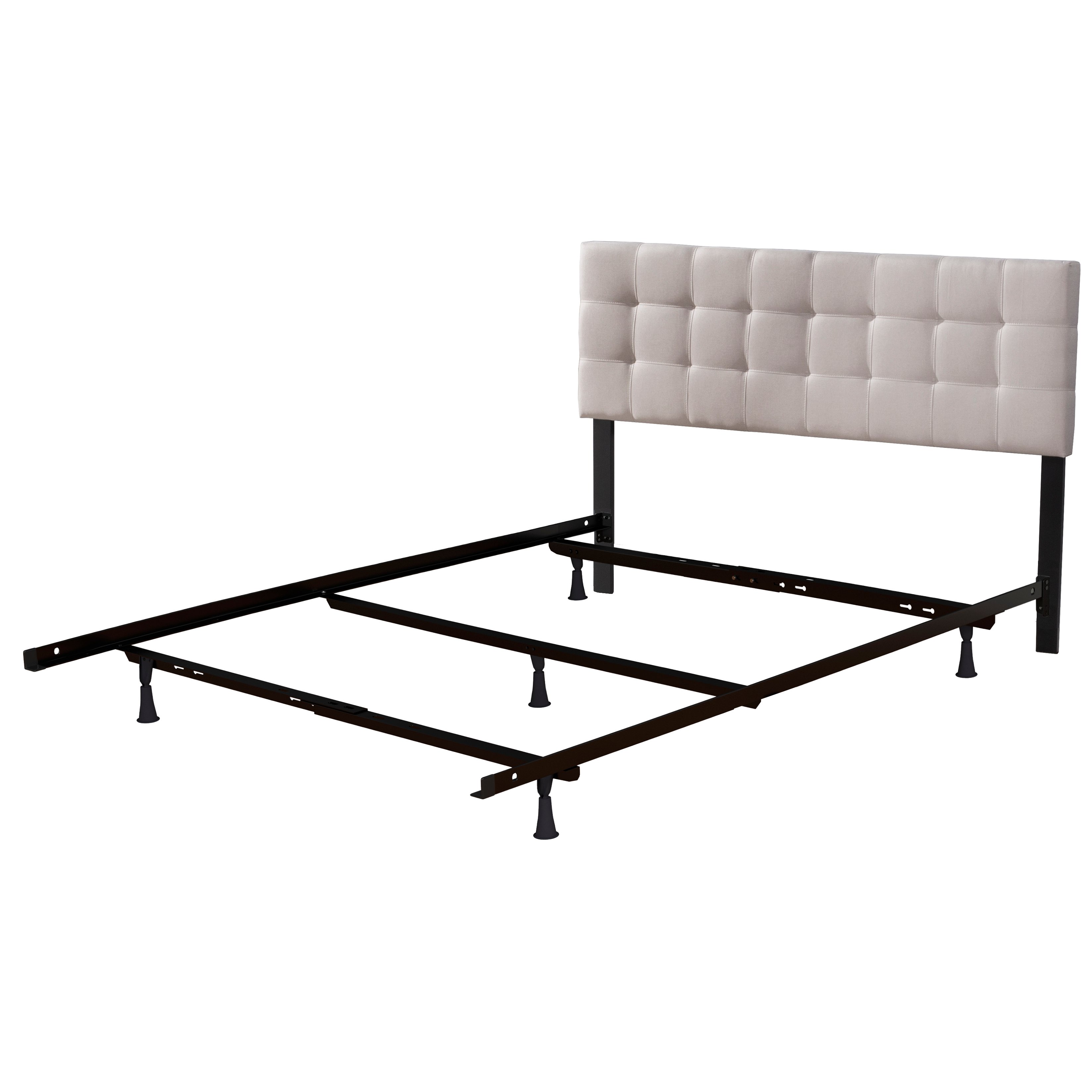 Fog Gray Full-Queen Upholstered Headboard - Delaney-6