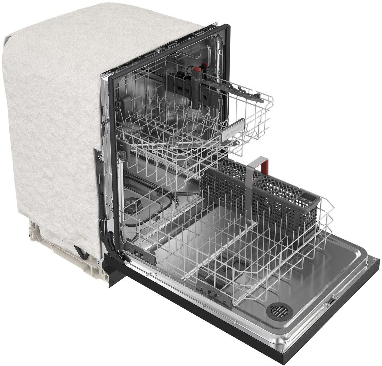 KDFE104KBL KitchenAid Dishwasher with Front Control - Black-4