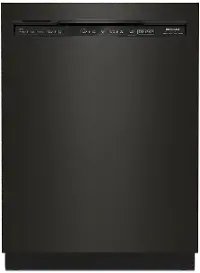 KDFE204KBS KitchenAid Front Control Dishwasher - Black Stainless Steel