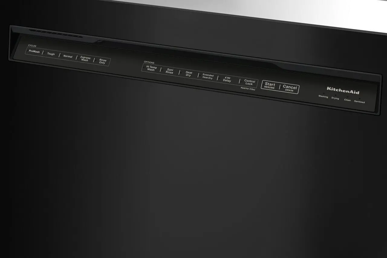 KDFE204KBS KitchenAid Front Control Dishwasher - Black Stainless Steel-4