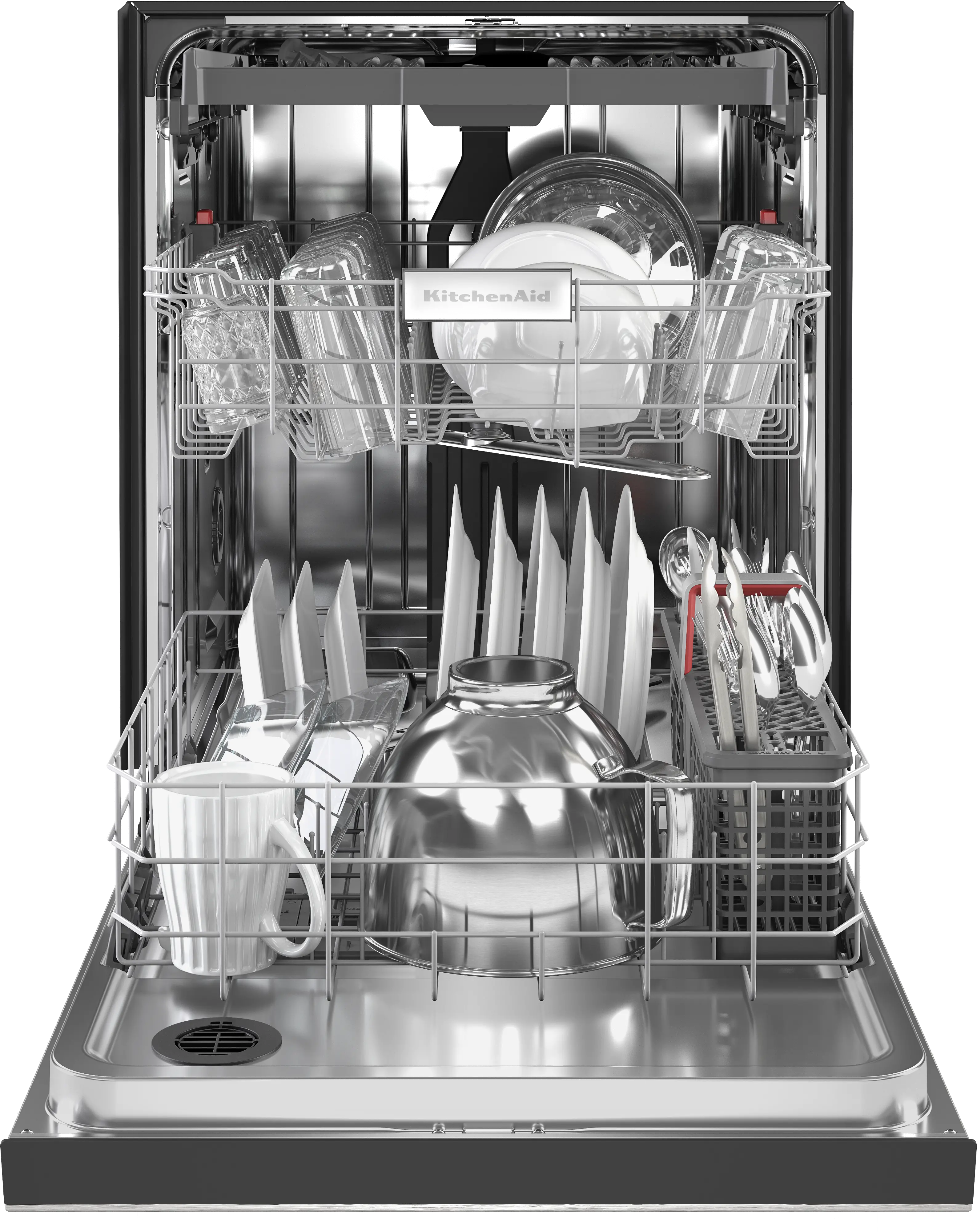 KDFE204KPS KitchenAid Front Control Dishwasher - Stainless Steel-3
