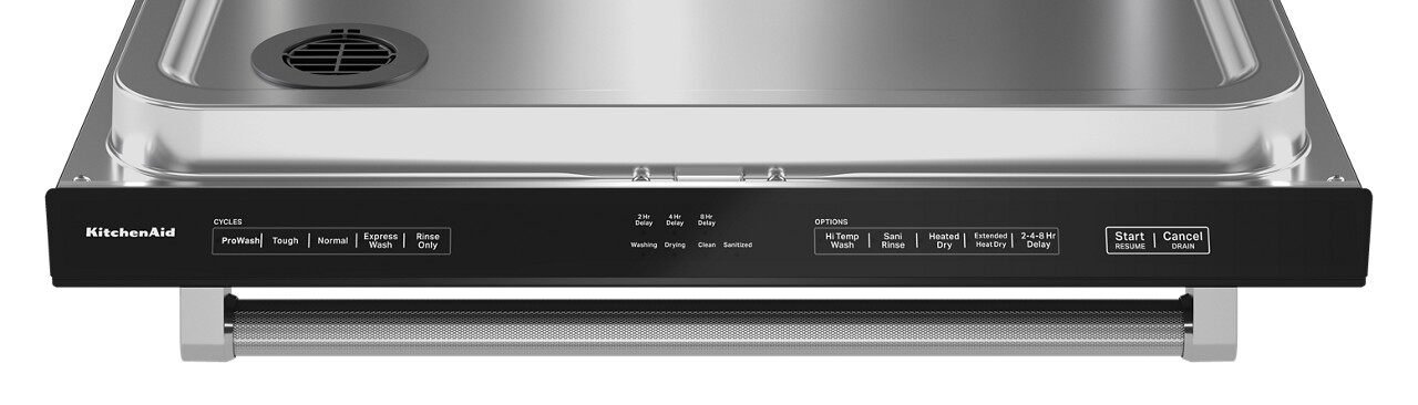KDTE204KBL KitchenAid 24 Inch Tall Tub Dishwasher with Bar Handle - Black-5
