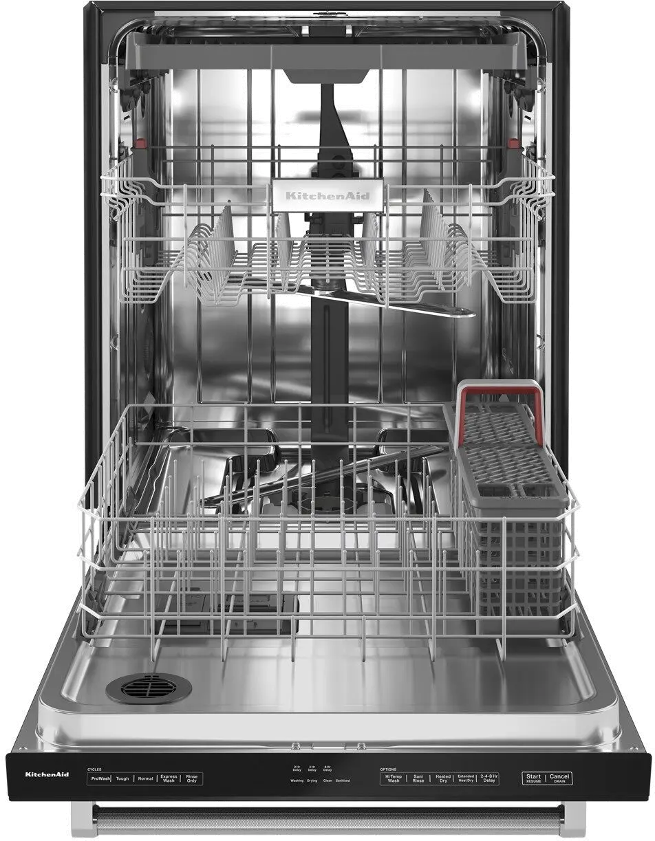 KDTE204KBL KitchenAid Top Control Dishwasher - Black-2